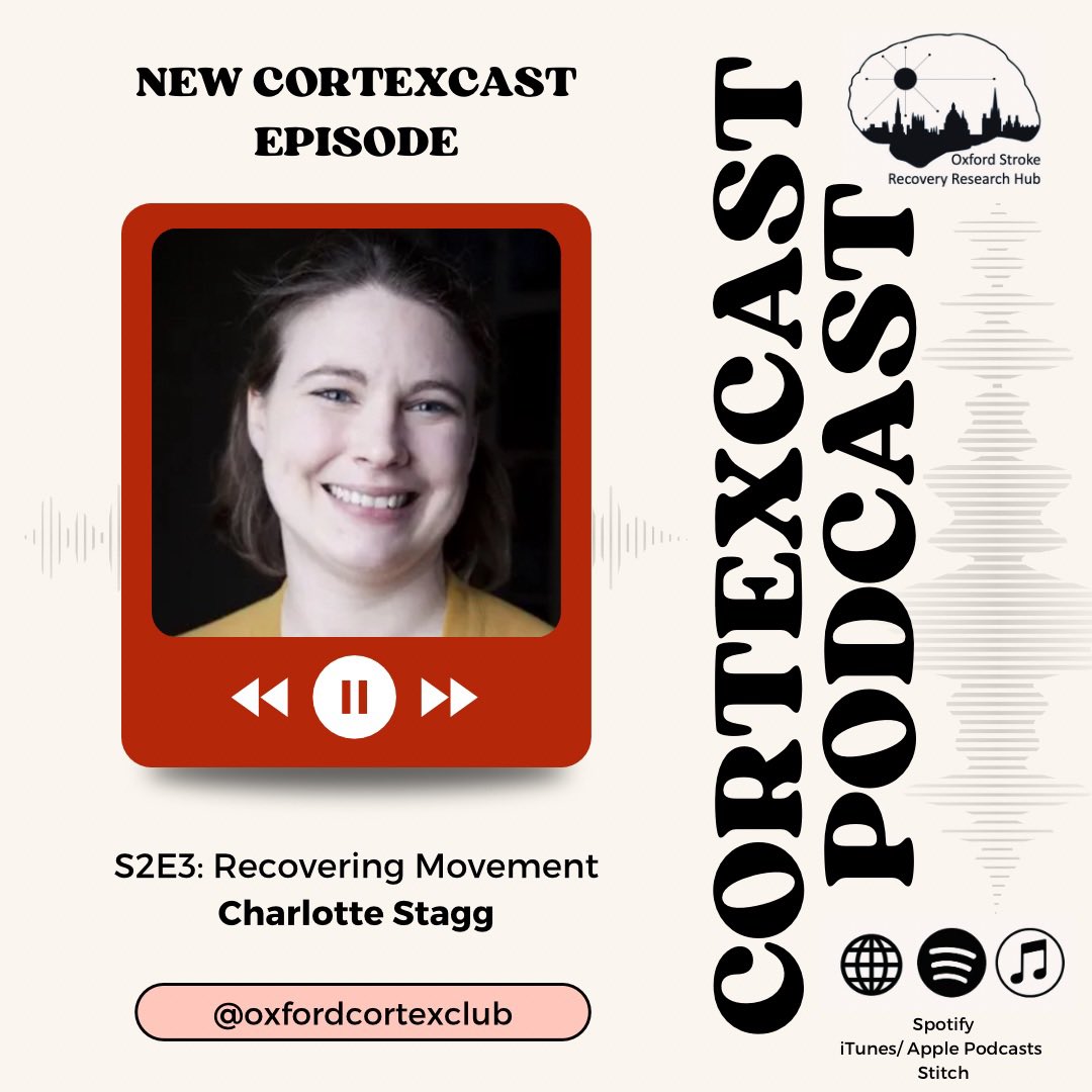 Tune in to our new CortexCast Episode featuring Professor Charlotte Stagg who talks about non-invasive brain stimulation techniques used to investigate how the brain adapts to new challenges in the recovery of motor function after stroke.