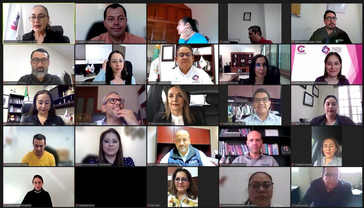 Da inicio la Primera Sesión Extraordinaria de la Comisión de Capacitación, Educación y Cultura del SNT, <a href="/CapacitacionSNT/">Comisión de Capacitación, Educación y Cultura</a> con la coordinación de <a href="/RobertoNavaC_/">Roberto Nava Castro</a> y <a href="/Myrna_Moncada/">Myrna_Moncada</a> 
#EnVivo por redes sociales del <a href="/INAImexico/">INAI</a> <a href="/CONAIP_SNT/">Sistema Nacional de Transparencia</a>