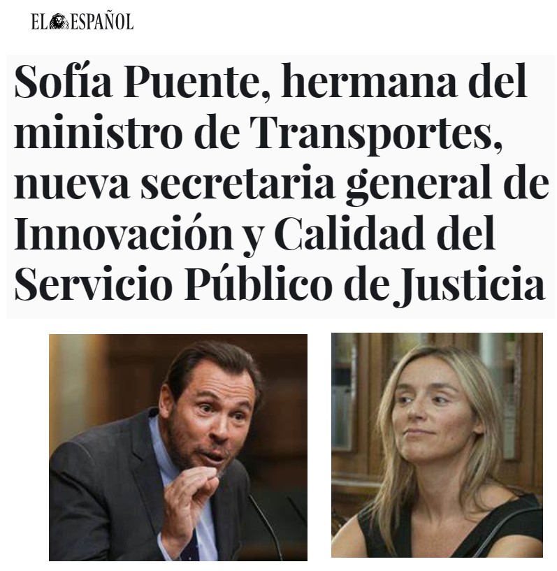 CCivicaCatalana's tweet photo. Qué casualidad que la persona más idónea del mundo para ocupar el cargo sea la hermana del ministro. 

Puesta a dedo en un chiringuito y cobrará un pastizal.

No es magia, son tus impuestos. https://t.co/yVZ6wnBgea