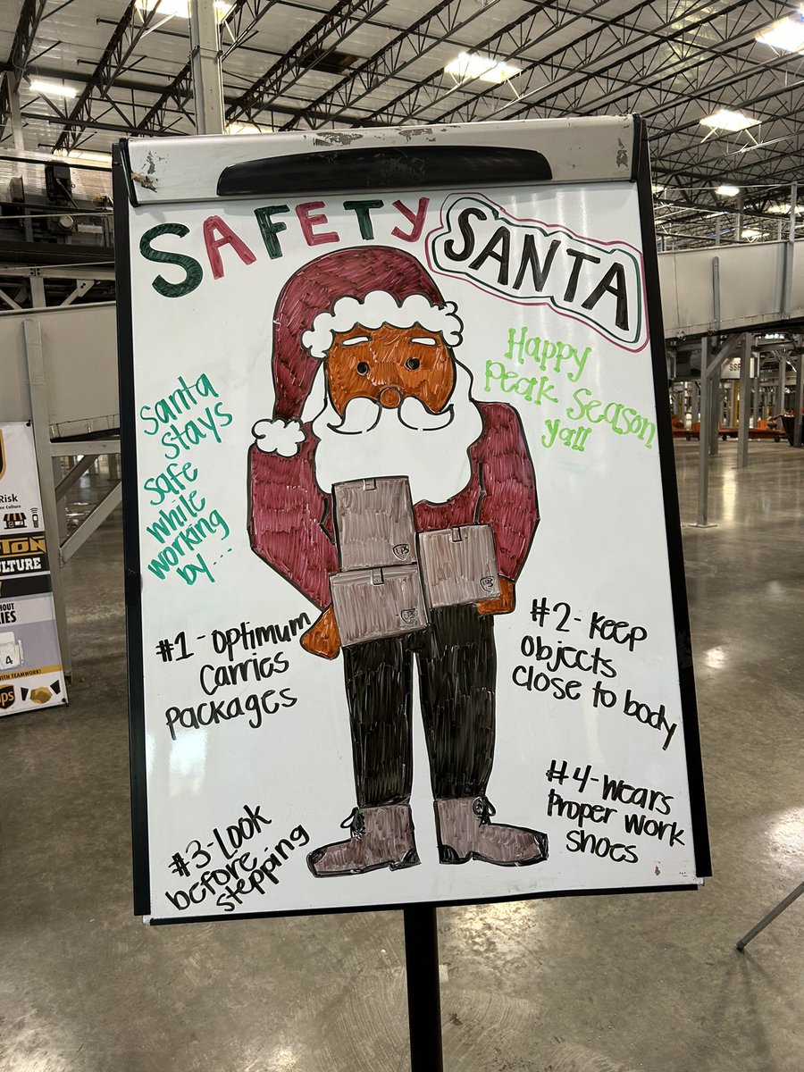 Safety Santa has arrived!🎅🏻🤎 #PeakSeason #SafetyFirst