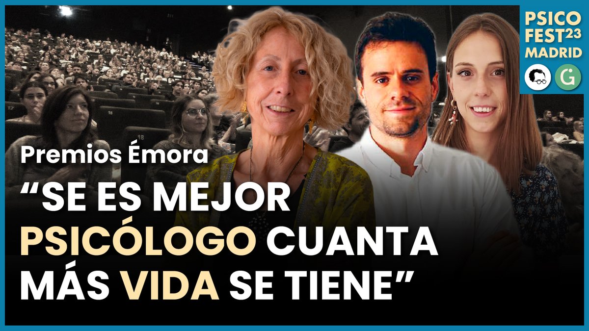 💬 "Se es mejor psicólogo cuanta más vida se tiene"

El equipo de @EmoraPsicologos, en colaboración con Ana Vázquez y María Xesús Froxán (<a href="/ITEMAPsicologos/">ITEMA</a>), desarrolló una fantástica charla en la que apreciar la relación entre psicología y literatura.

➡️ youtube.com/watch?v=BsxHgr…
