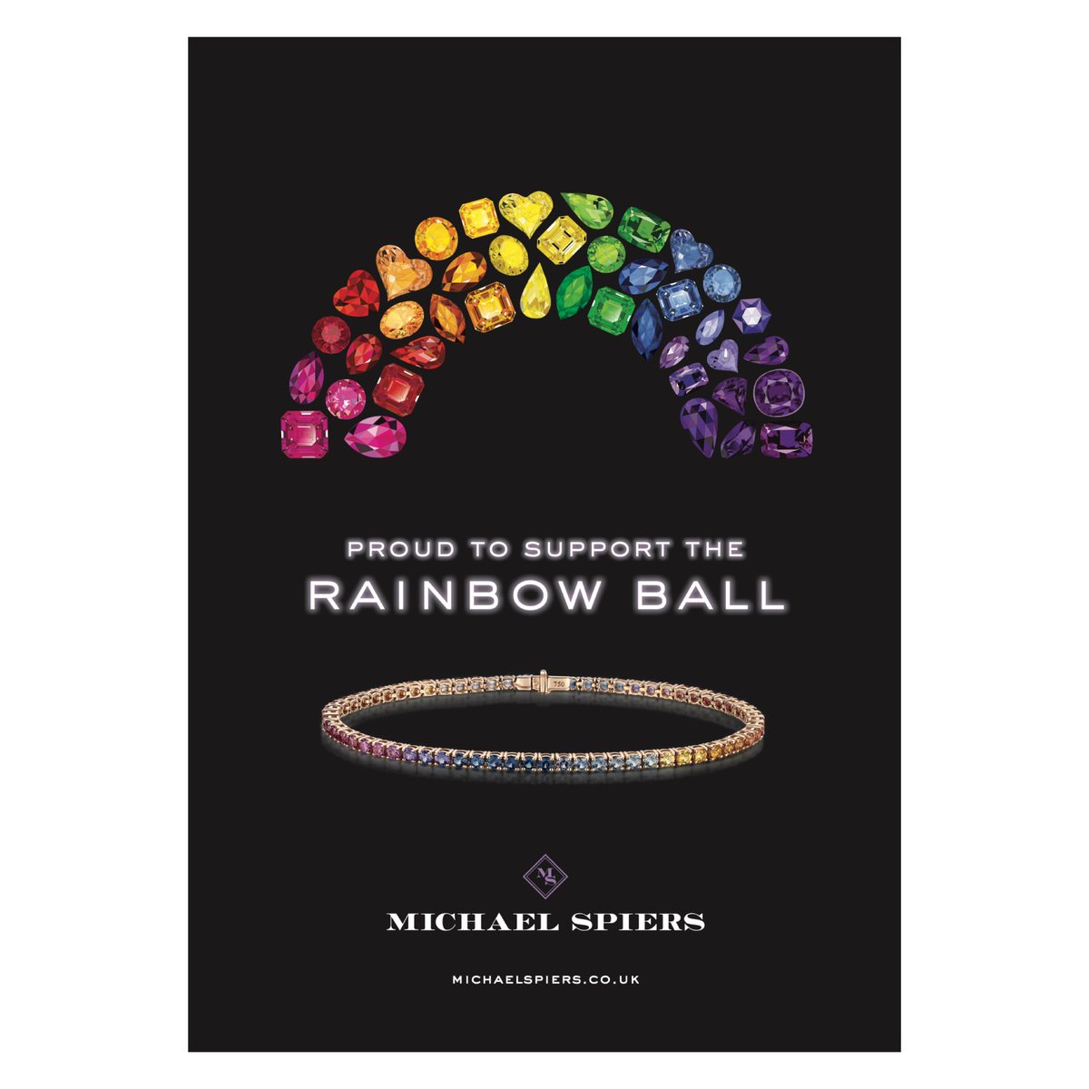 Thank you @MichaelSpiers for your continued support of The Rainbow Ball. 🌈