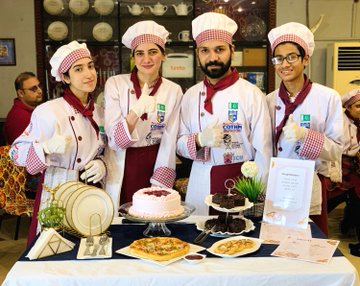 hawk_abandon's tweet photo. The baking and pastry students at COTHM Jail Road campus have finished their final practical. They made delicious treats like strawberry cake, fudge brownies, almond khatia, and pizza. They also demonstrated their skills in food presentation.
#COTHM #JailRoadCampus #Baking https://t.co/1EWNrgl8ab
