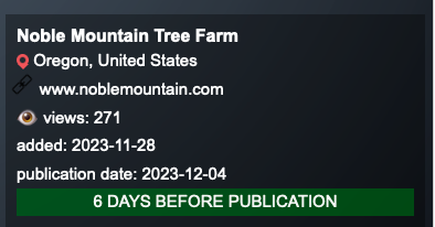 BrettCallow's tweet photo. A #ransomware operation has listed a Christmas tree farm. 1/ https://t.co/LBudtOhxXR