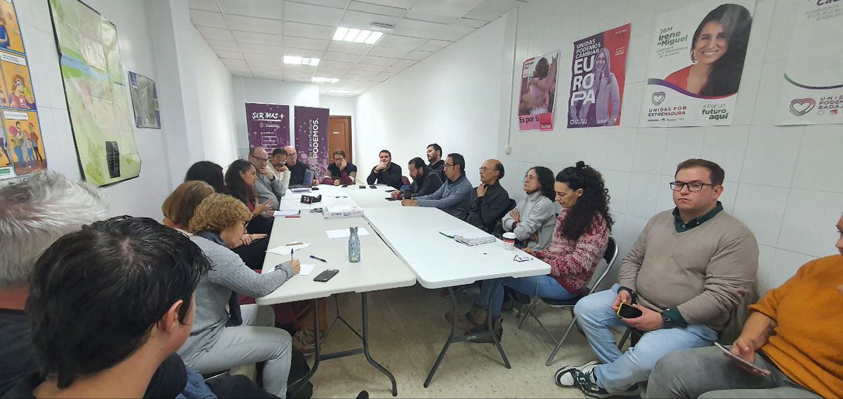 Hoy comenzamos la Ruta 'Horizonte Extremadura'  con las y los compañeros de Badajoz 💜💪👇