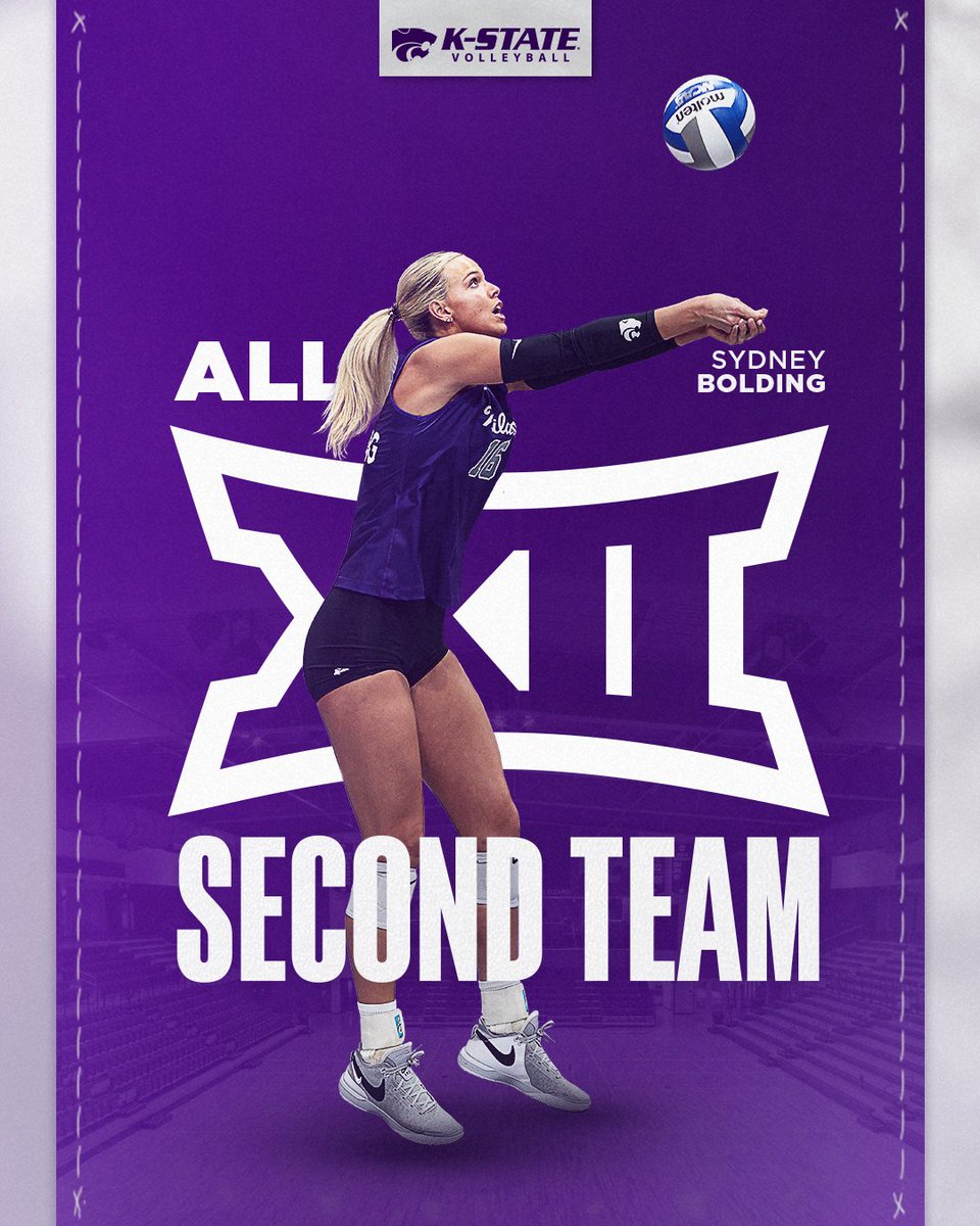 𝐒𝐞𝐜𝐨𝐧𝐝 𝐓𝐞𝐚𝐦 All-Big 12

#KStateVB x <a href="/Sydney137_/">Sydney Bolding</a>