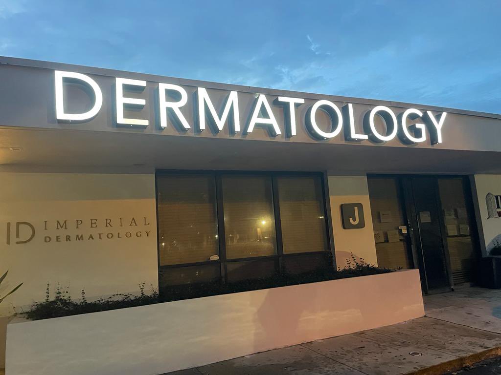 SignsAllSign's tweet image. Custom Channel Letters on the Wall for @imperialdermatology  If you want to see more, follow us! signsallsigns.com #signletter #southflorida #sign #signs #signage #signages #channelletter #channelletters #channellettering #channelletterssignage #miami #signmiami