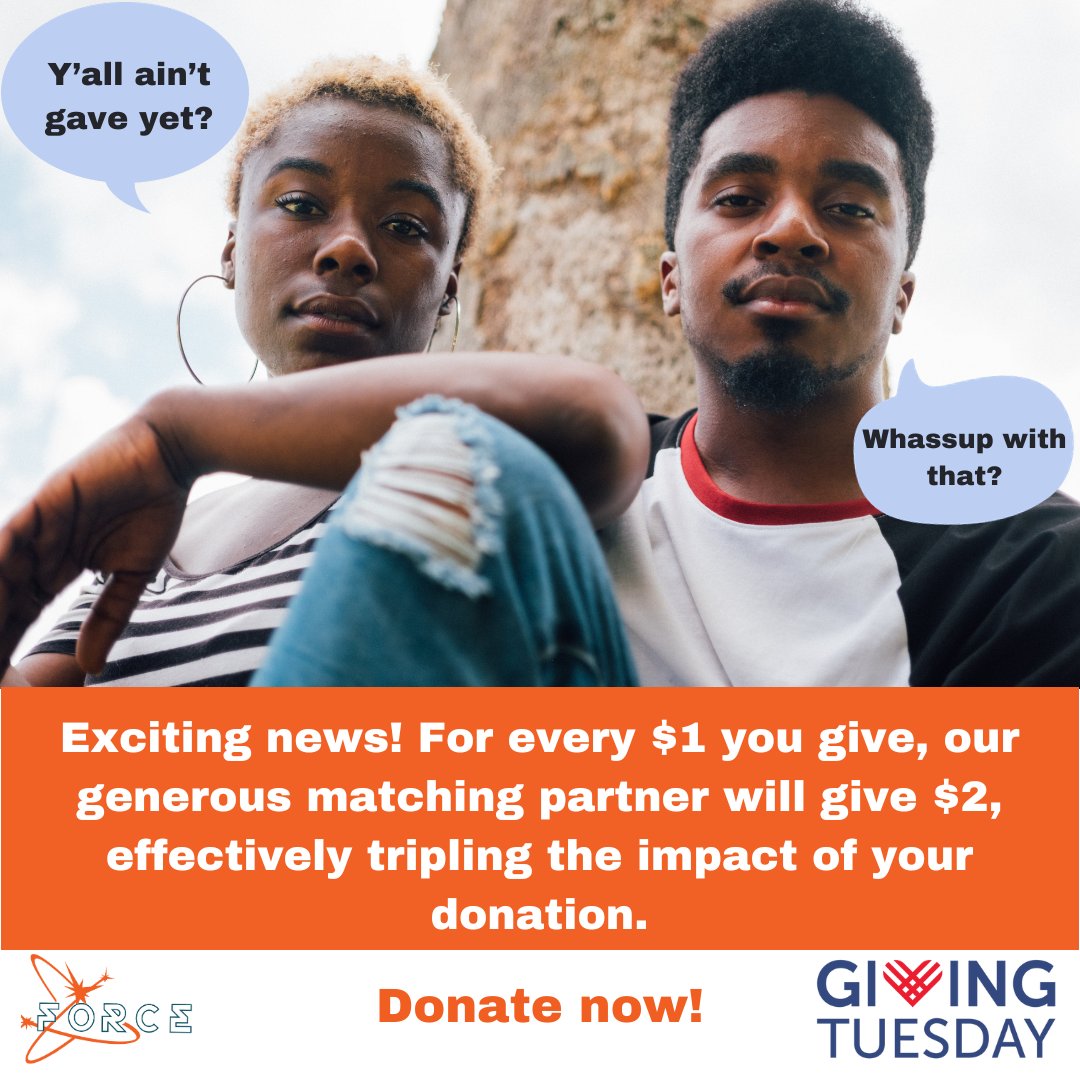 That's right! For every $1 you give, our generous matching partner will give $2, effectively tripling the impact of your donation. Donate here: secure.givelively.org/donate/faithfu… #forcedetroit #communityviolenceintervention #cvi #detroit #community #gratitude #activism #helpingothers