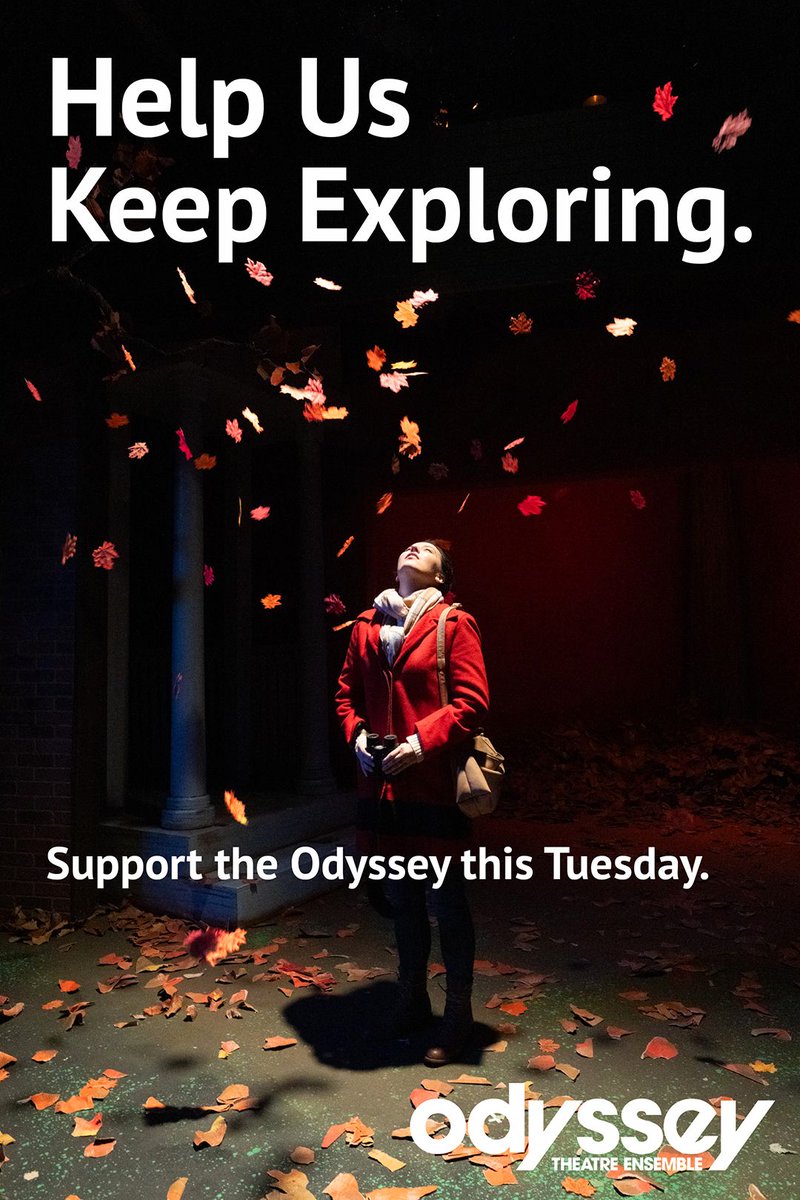 Your gift will help us continue to support artists and students across the city with opportunities to explore their new and bold ideas. We hope you'll consider supporting our efforts - #GivingTuesday Donate here: odysseytheatre.com/donate/