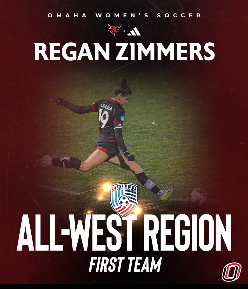 𝙈𝙤𝙫𝙞𝙣𝙜 𝙐𝙋📈

After earning a spot on the second team in 2022 @r_zimmers3 has been named to this year's <a href="/UnitedCoaches/">United Soccer Coaches</a> First Team All-West Region!

📰bit.ly/47LbBti

<a href="/TheSummitLeague/">The Summit League</a> Defensive Player of the Year will return for her final season in 2024!
#OmahaWSOC