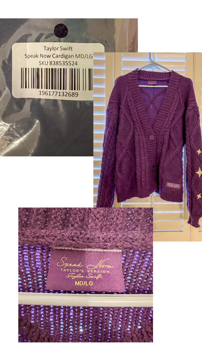 JenerationSwift's tweet image. In celebration of my birthday and it also being Giving Tuesday, I thought it would be a perfect day to do a giveaway! I’m giving away a brand new Speak Now cardigan size M/L. The one pictured is mine, the one still wrapped up with the confetti is the one you’ll receive.  Rules:…