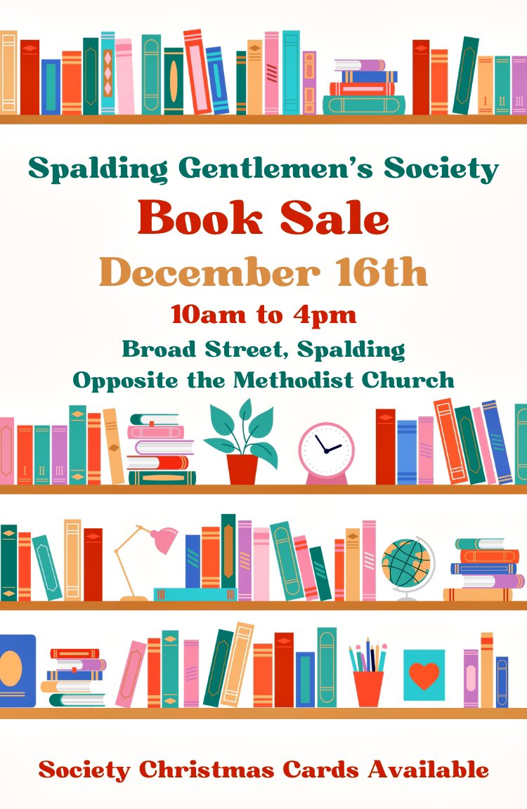 pat_wensor's tweet image. The #Spalding Gentlemen’s Society @sg_soc Xmas Book Sale