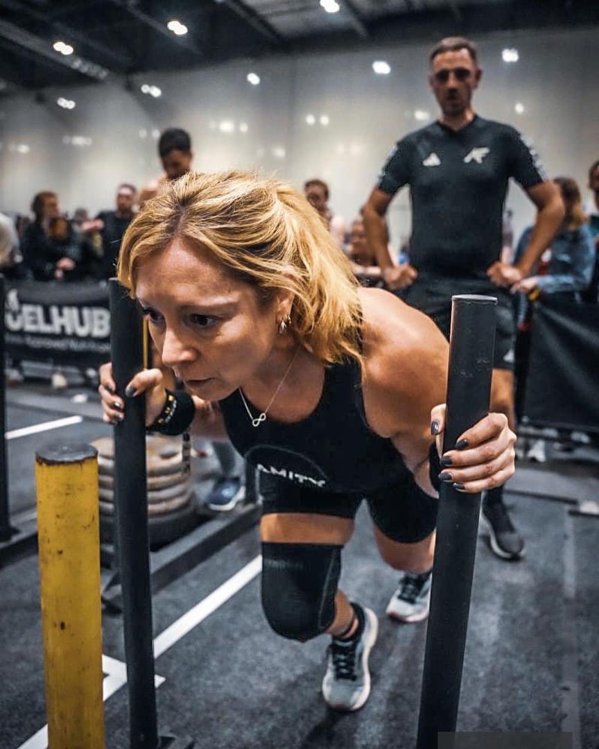 AndyFoster5's tweet image. My amazing wife Dawn in action at Hyrox London. So proud but don’t mess!!!!!