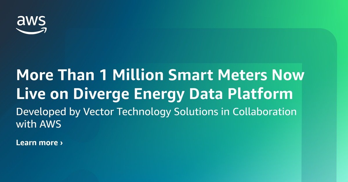 pjferri's tweet photo. Helping energy providers better integrate renewable sources like wind and solar, the Diverge platform from Vector Technology Solutions and AWS has 1M devices running. Tangibly accelerating the #energytransition. 📊🔌☀️ #AWSEnergy #energytransition https://t.co/TuQZKY6jEw https://t.co/4u1pLguU48