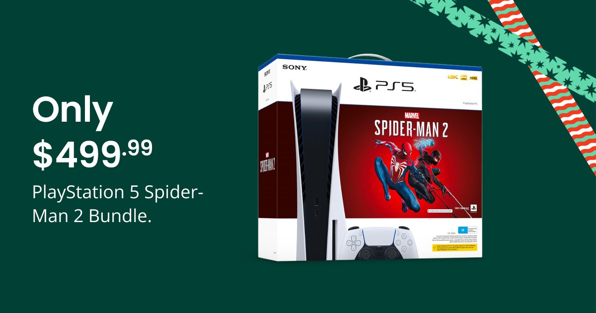 PlayStation 5 Console Marvel's Spider-Man 2 Bundle