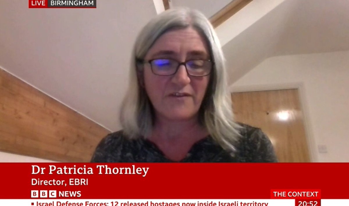 ✈️| 'A major milestone' 📺Prof Patricia Thornley on @BBCNews describing today's flight across the Atlantic 🗑️⛽️Flight is 1st of its kind powered by fuel made from waste 🧪Prof Thornley researches♻️fuels @EBRI_UK @SupergenBioHub 👀interview👉tinyurl.com/6spcc498 (20.52)