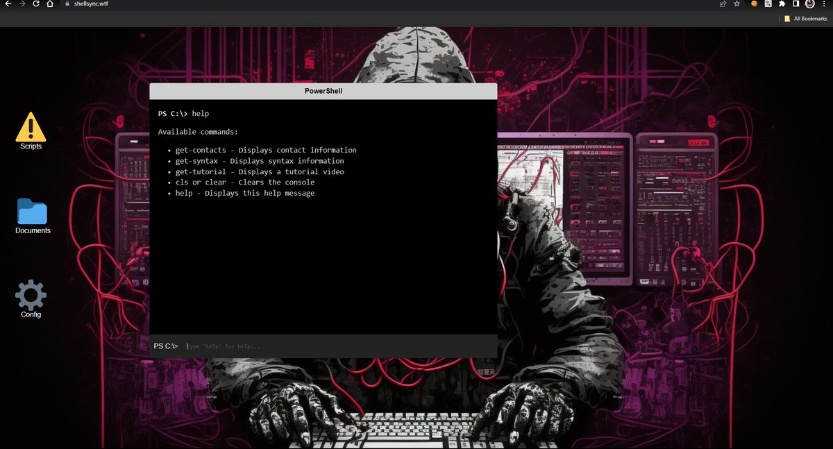 I redesigned our shellsync.wtf website last night!
It now looks like a windows desktop with working powershell window and desktop icons

im not a front end guy so im kinda fuckin proud of doing this in 1 day

maybe leave me some feedback down below?
please and thank you