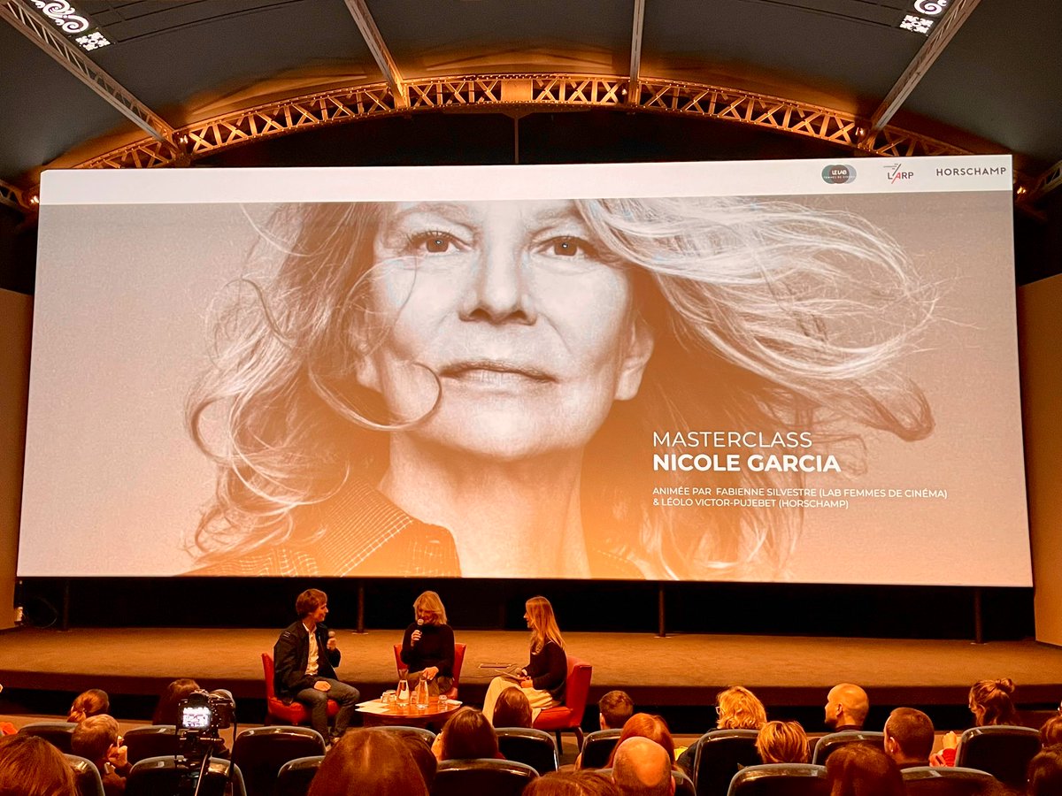 « L’endurance. Ne pas s’arrêter au premier obstacle, ni quand ça va s’arrêter ensuite car ça s’arrêtera mais il faudra persévérer. La détermination est la clé de la réussite. » Conseil de #NicoleGarcia aux futurs cinéastes #LabFemmesDeCinema #WomenInFilm