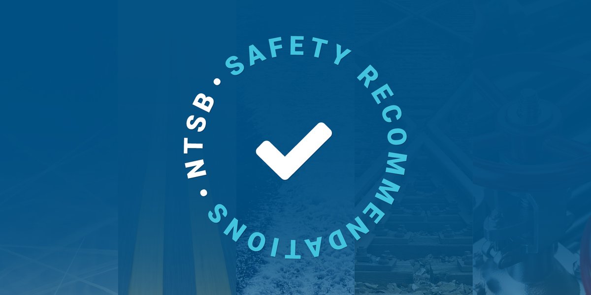 Now available on the #NTSB website: a monthly spotlight of safety recommendations that have recently been successfully implemented and are helping to further transportation safety. ntsb.gov/investigations…