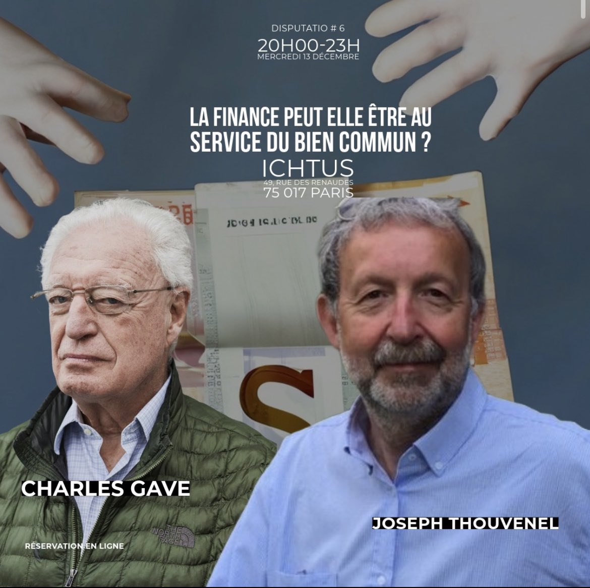 EthiquePol's tweet photo. đ Ne manquez pas cet Ă©vĂ©nement captivant le mercredi 13 dĂ©cembre Ă 20h Ă ICHTUS, 49 rue des Renaudes, Paris. đïž
đ La finance au service du bien commun : un dĂ©bat passionnant avec Charles GAVE opposĂ© Ă Joseph THOUVENEL,
#Finance #BienCommun #Débat #ParisEvents #ICHTUS #Finance https://t.co/GU97SMYs10