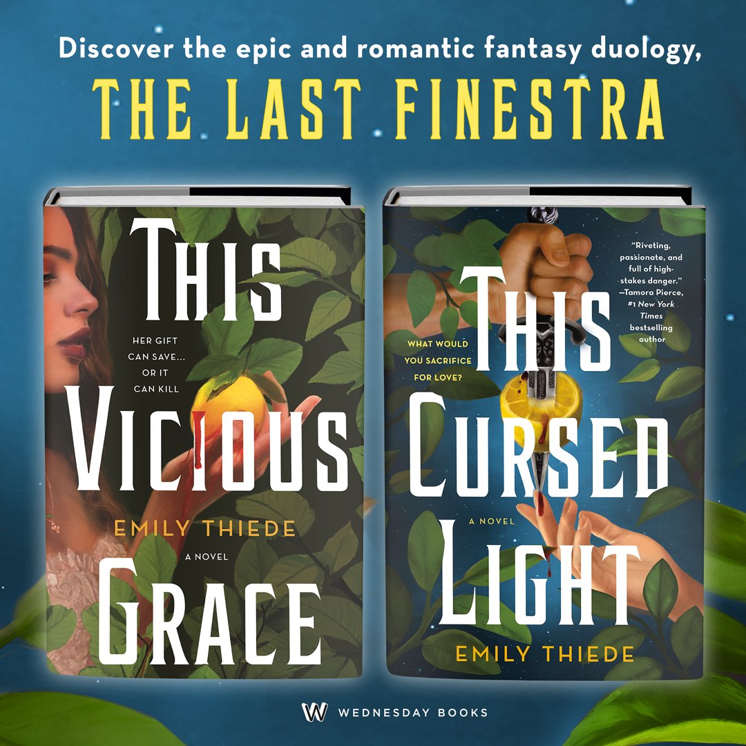 When the gods make the rules, the players must choose: Sacrifice their love to save the world, or choose love and let it burn? Pre-order your copy of THIS CURSED LIGHT by Emily Thiede, the final book in The Last Finestra duology! static.macmillan.com/static/wednesd…