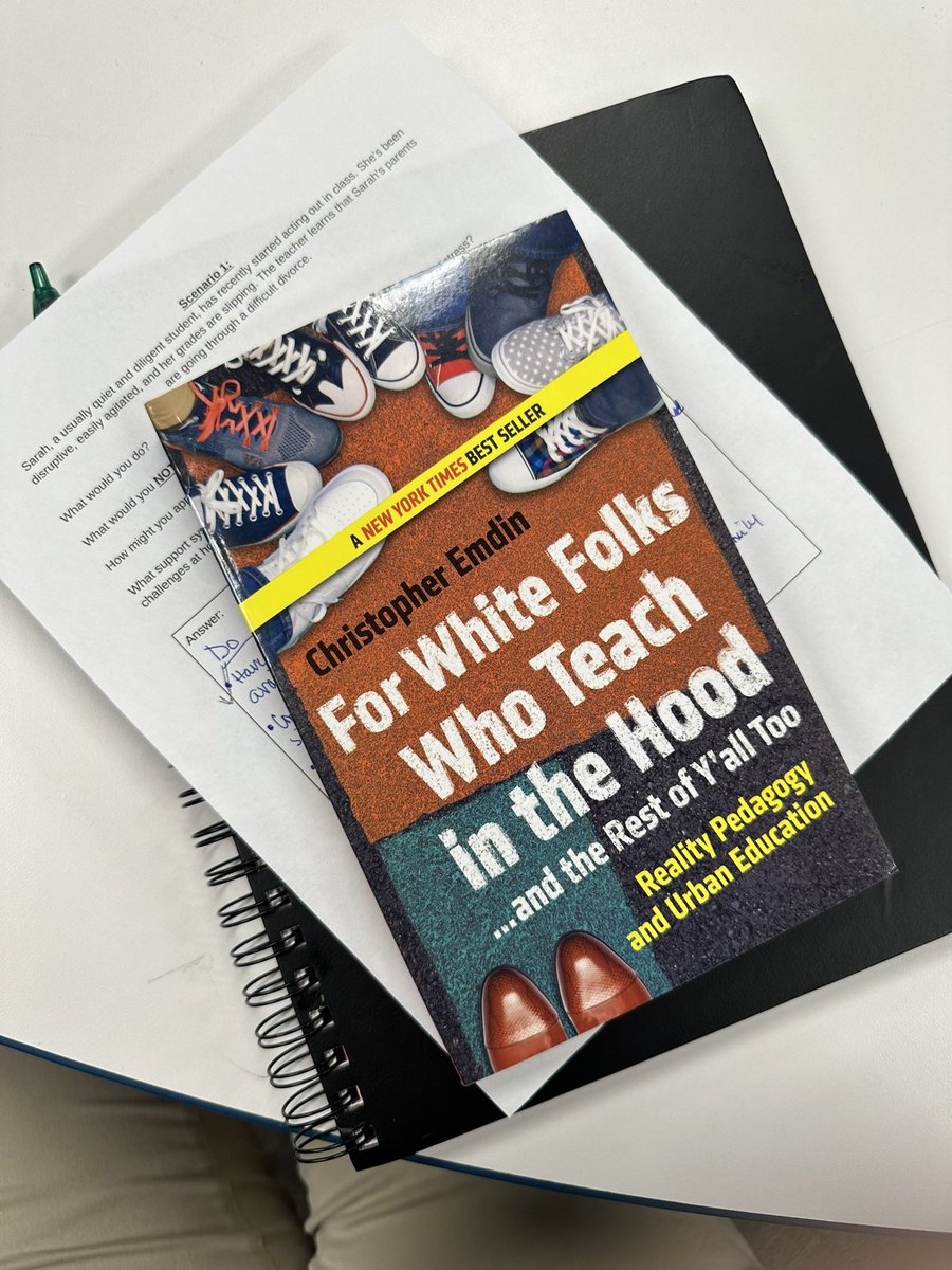 🎯 It’s Day 1 of our book study “For White Folks Who Teach in the Hood” by @chrisemdin and we are changing our paradigms and challenging ourselves to do better, because we know better. #AISuccess @JCPSDEP1 @JCPSKY