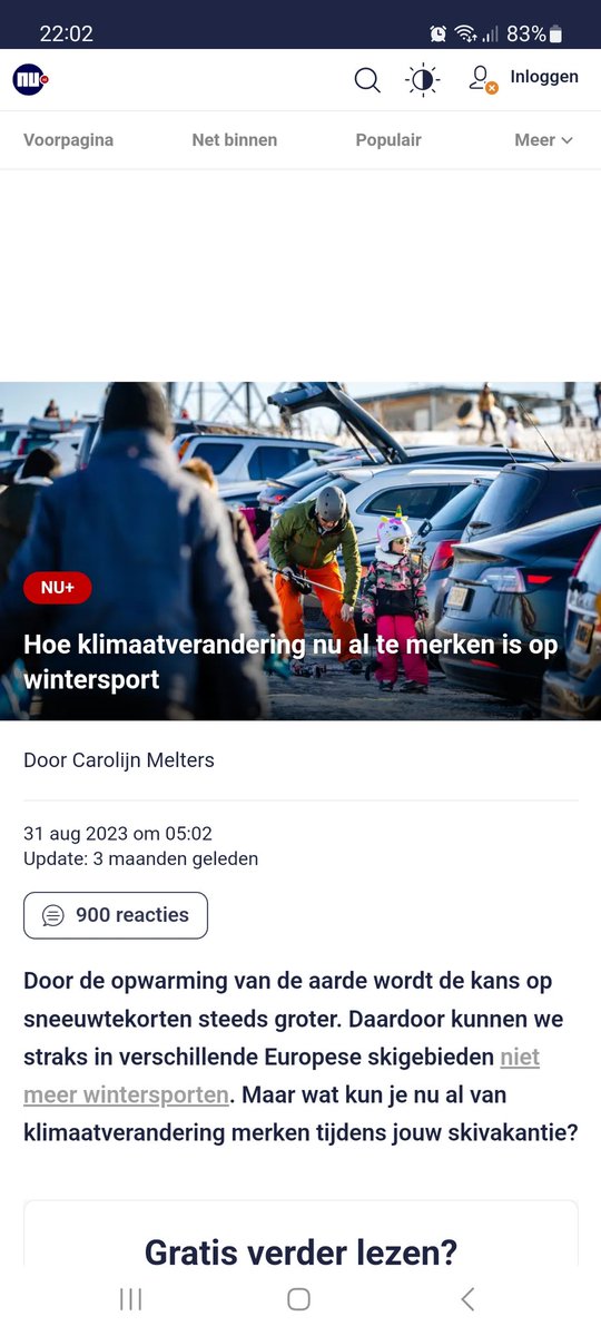 Kutklimaatverandering, verkoop je je wintersportspullen krijg je dit.....🤡🤡🤡🤡🤡🤡