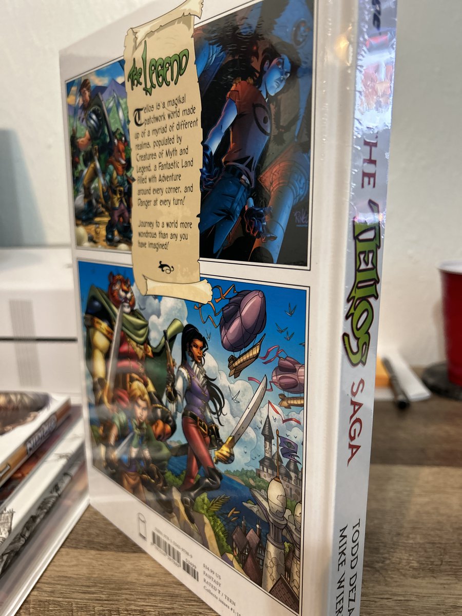 JimmyReyesArt's tweet photo. Got my copy of the late #MikeWieringo Hardcover edition of #Tellos from @ImageComics #ToddDezago https://t.co/hw1VKLOV2U
