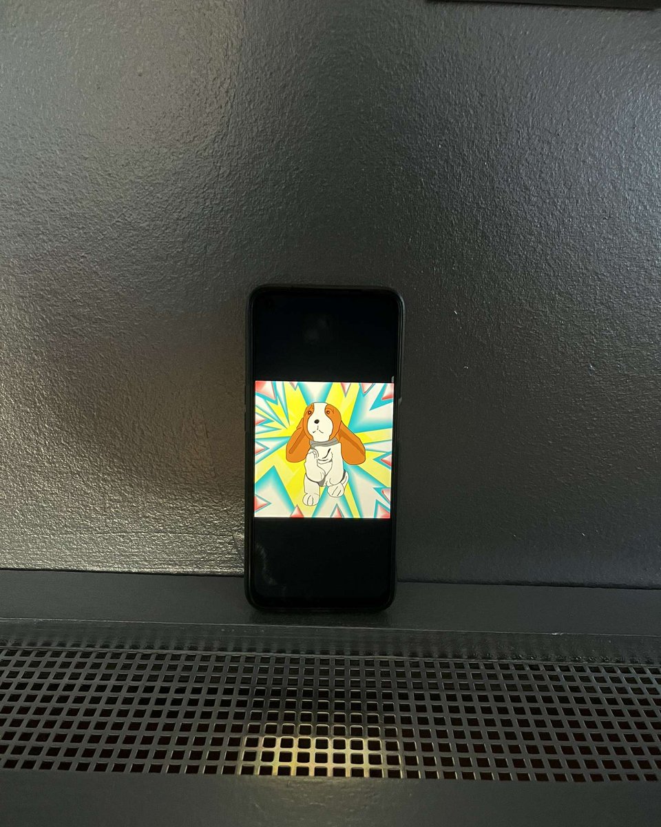 G_R_E_G_M_A_R_S's tweet image. tb to when i got some of my first digital art / nft &quot; the magical crypto dog&quot; into the moco amsterdamn on the radiator under beeples into the ether😂👏🚀#web3legend #nftcommunity not for sale😏