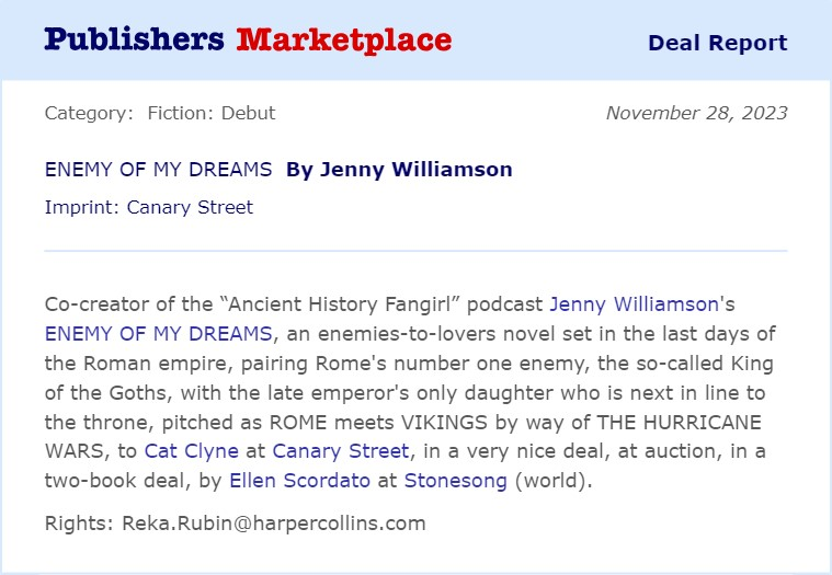 Jenny Williamson WOMEN OF MYTH OUT NOW tweet media