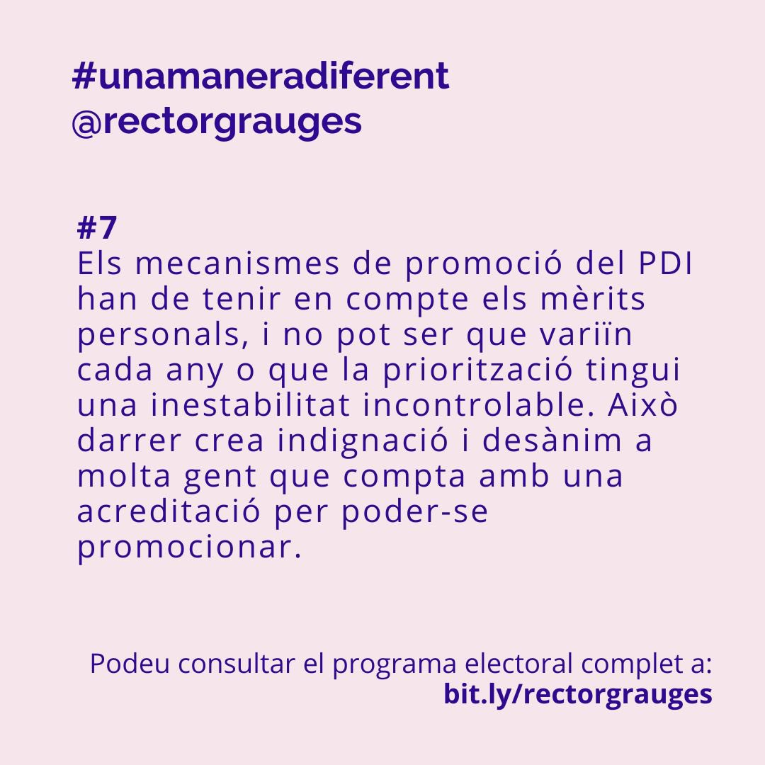 RectorGrauges's tweet photo. #unamaneradiferent #EleccionsUB @UniBarcelona https://t.co/NceXRgsyIK