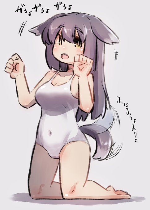 水着犬ちゃん 