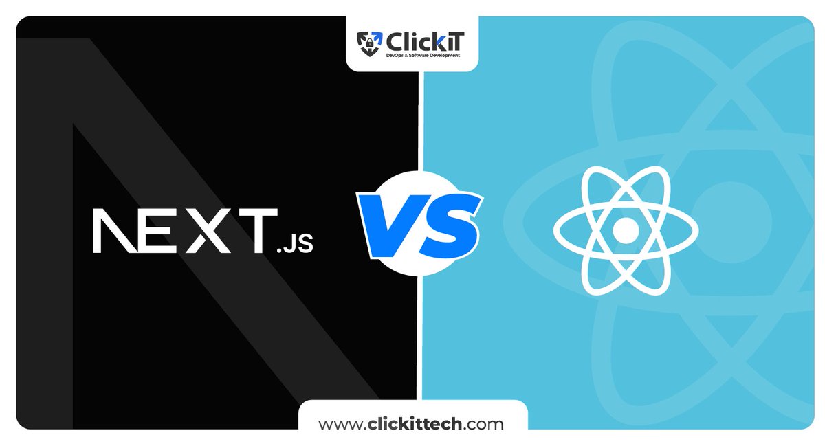 ClickIT_Tech's tweet image. 🚀 Decoding the dynamics of Next.js and React! Discover the strengths, differences, and real-world applications in our latest blog. clickittech.com/developer/next…
Still confused? 🧐 Drop your questions in the comments
#DevTalk #NextJSReact #ReactOrNext #SoftwareDevelopmentCompany