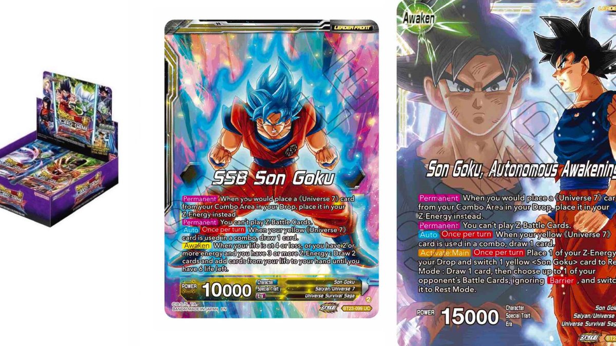 Dragon Ball Super Card Game reveals the Perfect Combination: Goku Ultra  Instinct Awakening Leader. #DBSCG #DragonBall  https://t.co/a3HlnxojiB