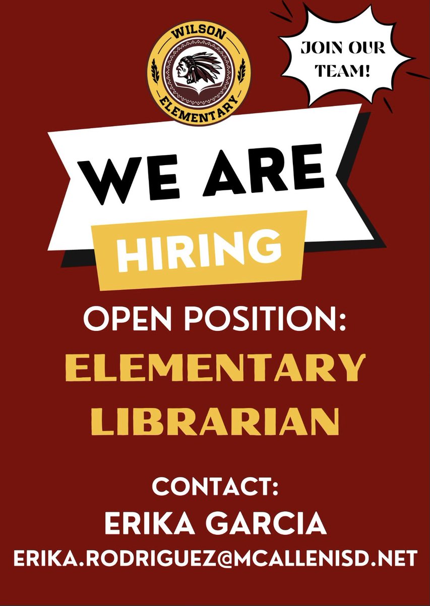warriors112's tweet photo. We are looking for a Warrior to join our tribe! Contact our Principal, Erika Garcia! @Erikardz11G  @Karime_Flores7 https://t.co/PlnCOW8YYG