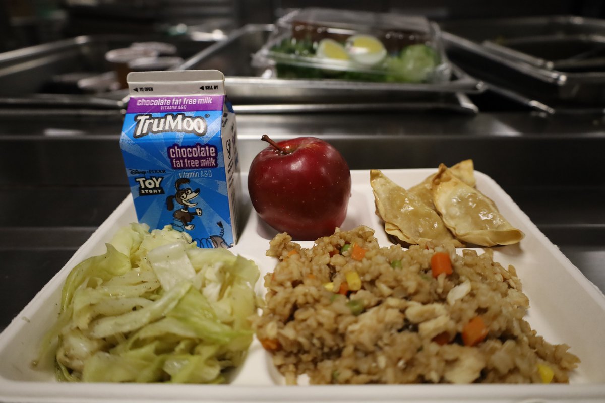 Virginia's Harvest of the month is cabbage.  Your school's cafeteria offered fresh locally grown Cabbage for the month of November.  Today's tasty lunch options included Minh's Chicken Fried Rice, Potstickers, and Sautéed Cabbage! 
#VAFarmtoSchool #HarvestoftheMonth