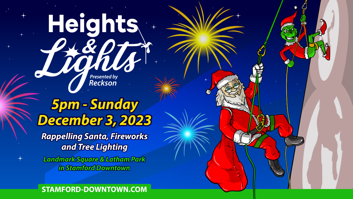 Heights & Lights rappelling Santa & tree lighting is this Sunday, December 3! Don't miss the fun >>> bit.ly/3Vxqr0i