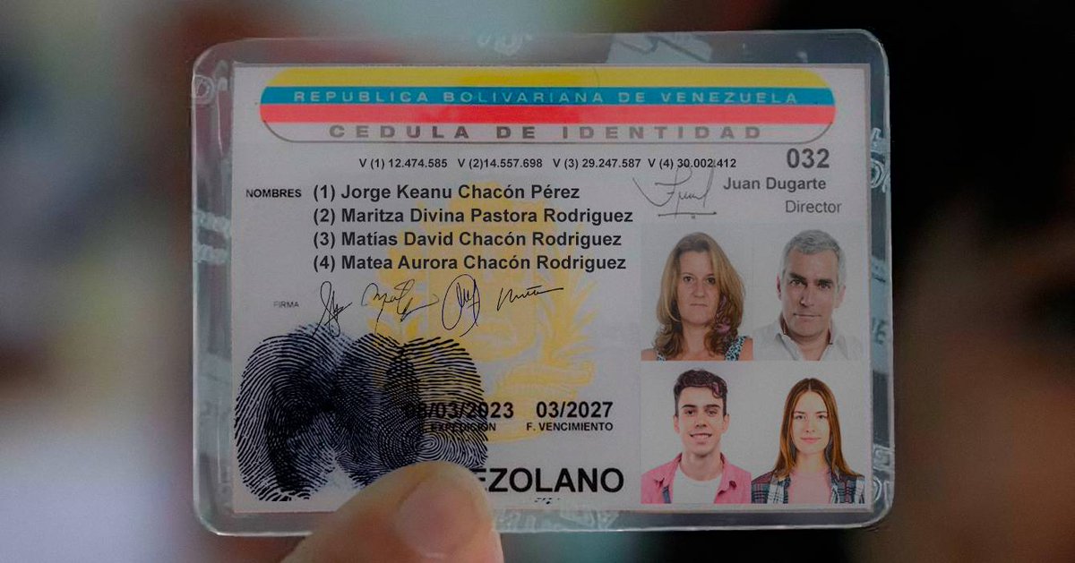 ChiguireBipolar's tweet photo. Saime recorta costos y anuncia una cédula por familia https://t.co/KnMd7uJynr https://t.co/kiVDW62zGy
