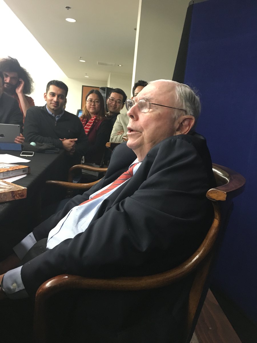 WilliamGreen72's tweet photo. I'm so grateful to #CharlieMunger for the profoundly valuable wisdom he shared so generously with us all in his remarkable life. Traveling to L.A. to interview him for my book was an experience I'll truly never forget. Here's a photo I took of him that day. May his memory be a blessing.