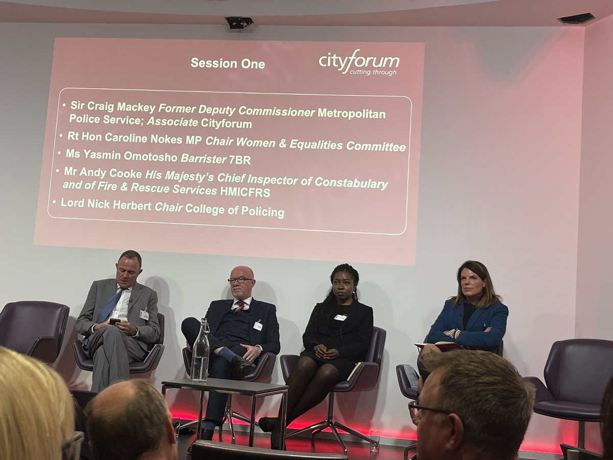Thank you to City Forum for inviting me as one of the keynote speakers,  informative discussions on Policing Mission. Useful insights from key stakeholders <a href="/cityforumpolicy/">Cityforum</a> ,<a href="/carolinenokes/">Caroline Nokes</a> , <a href="/CollegeofPolice/">College of Policing</a>, <a href="/Police_Now/">Police Now</a> ,<a href="/HMICFRS/">HMICFRS</a> and MPS Commissioner