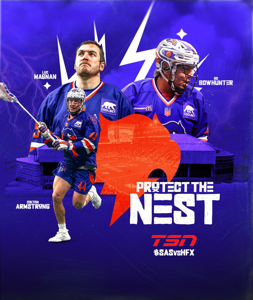 Two more business days until its business day.

Time to protect The Nest⚡️

#SASvsHFX | <a href="/NLL_on_TSN/">NLL on TSN</a>