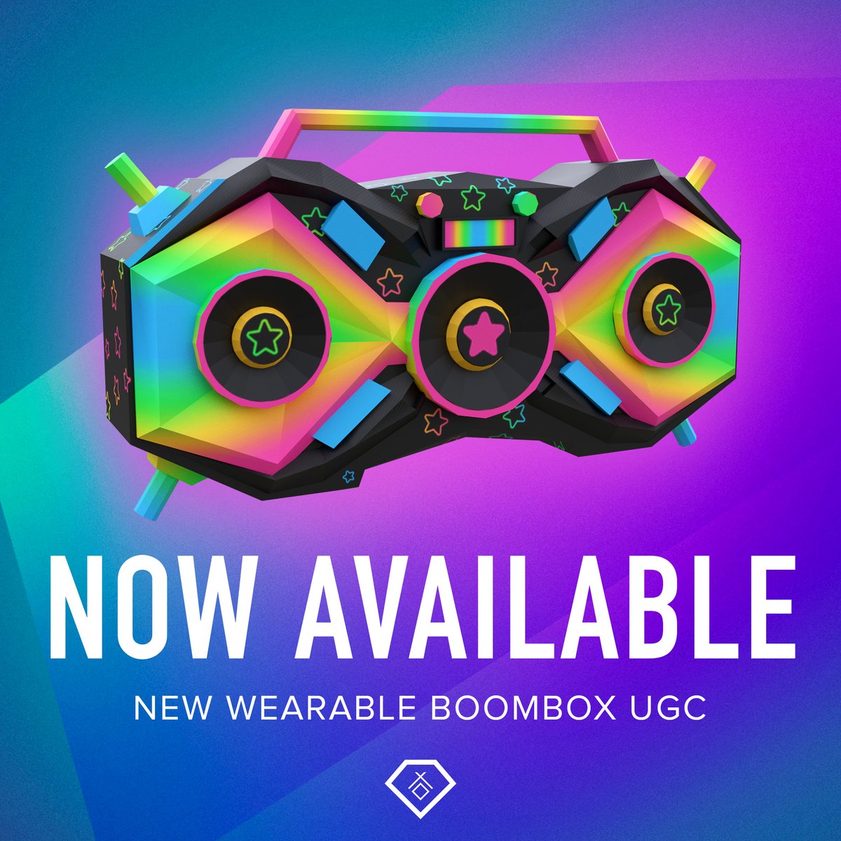 We are happy to announce that Catalog Avatar Creator has partnered with @RELICSxyz to bring a new boombox/music player to the game, containing music from @Monstercat! 🎵 Everybody has access to a FREE playlist with 10 songs, but you can unlock 3 extra playlists (30 songs) by