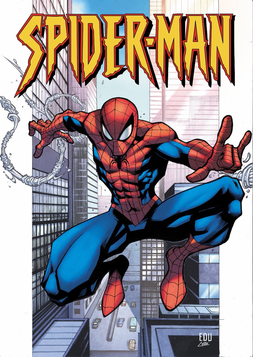 Spiderman by @EDUARDO43144759 with colors by me!

#comicbookcolorist #marvelcomics #spiderman