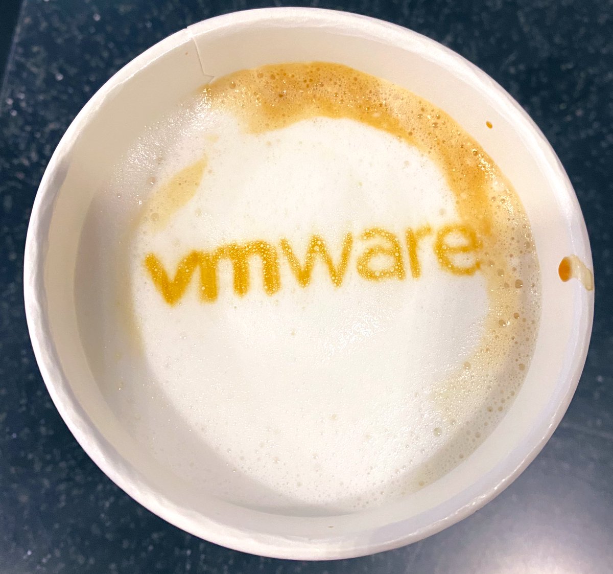 Come and enjoy a Latte at the <a href="/VMware/">VMware</a> booth (700) at #AWSreinvent