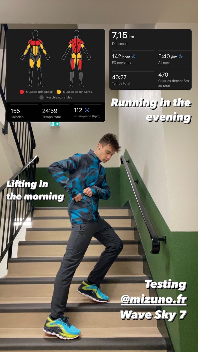 areyoudanny's tweet photo. Renfo full body le matin et footing le soir, ça fait du jus à J-4 de la @saintelyon - Saintexpress et ça récupère bien 💪 https://t.co/Ym8SGGhZfQ