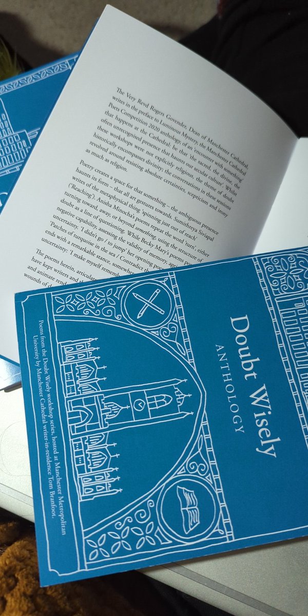 I found @Anisha_Jaya @mmu_business and @ManCathedral and what a surprise it was as I #TURN the next page & the next...Well Done @tombranfoot Great #Collaboration of show casing #Manchester's finest @deanroggovender @GraceREThomas