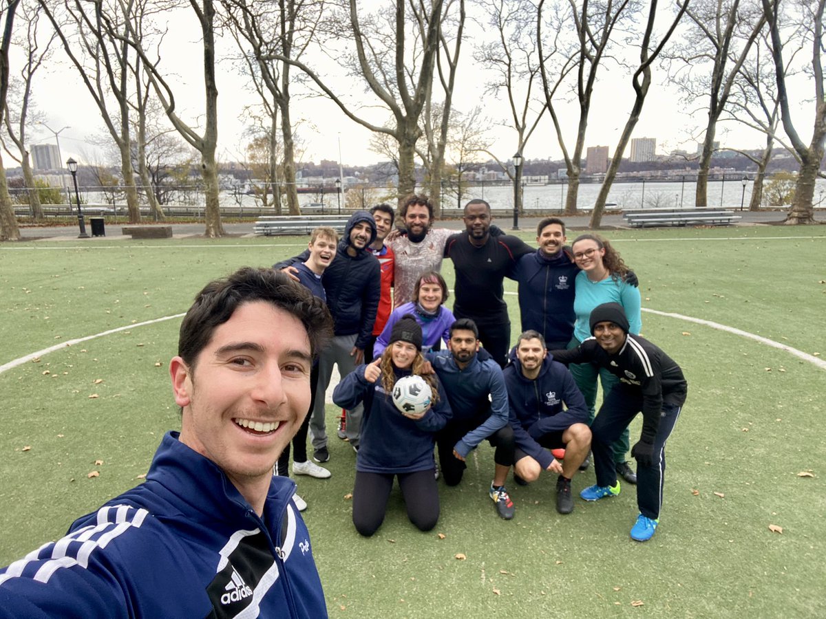 The first (annual?) CGEP vs. Charif Souki Global Energy Fellows soccer match at ended in a 5-4 victory for the Fellows on a frosty afternoon in Riverside Park