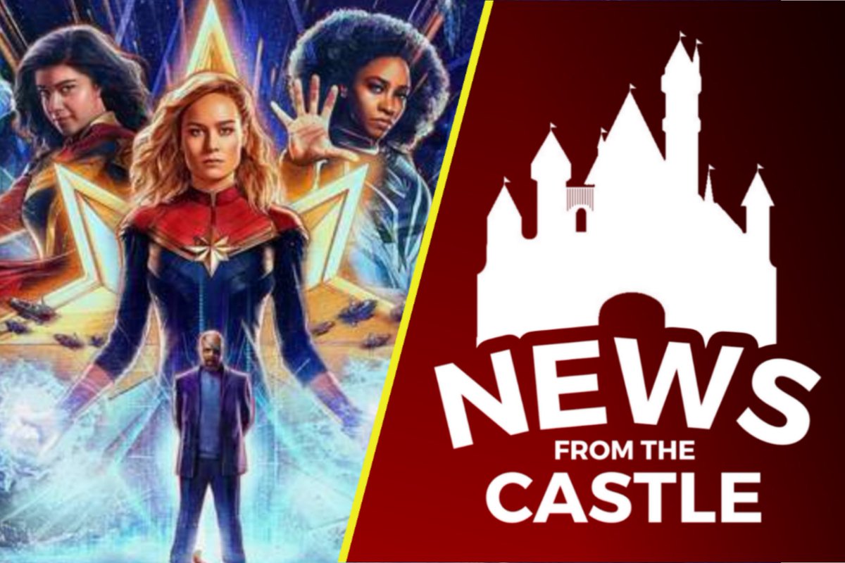 TheDisInsider's tweet photo. Check out the latest episode of the ‘News from the Castle’ #podcast now! 

Listen as @JordisTweeting &amp; @DempseyPillot break down what the ending of the SAG strike and what the #TheMarvels box office performance means for the future of Disney!

👉🏽 https://t.co/cOOheln2pJ https://t.co/150B6LBbK1