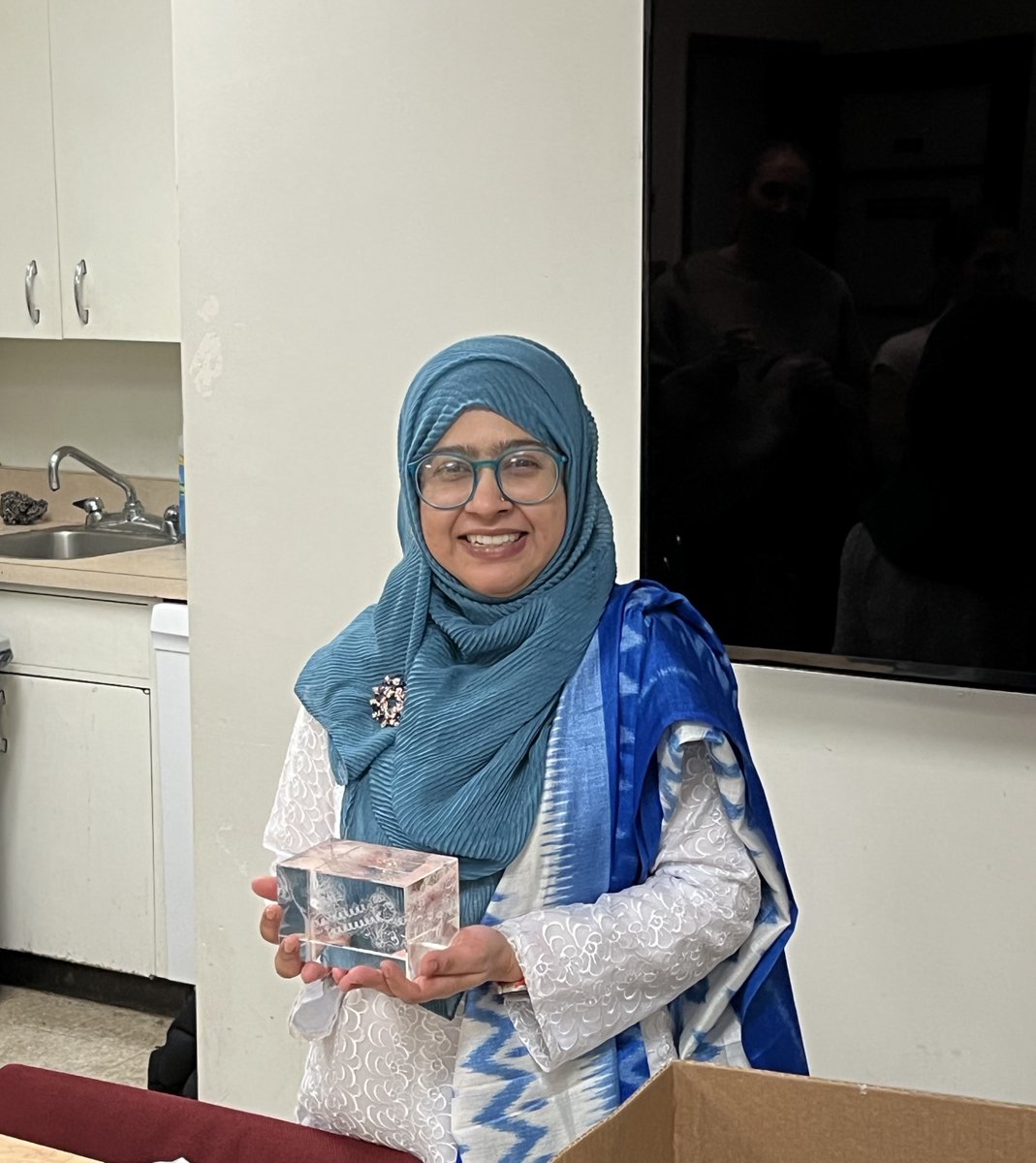 prehnalab's tweet photo. Big congratulations to Tasneem Hassan Muna for successfully defending their MSc! Some amazing structural biology and microbiology. @MBMicrobiology @UMmicrogsa @umanitobasci @UofmMicroclub https://t.co/n2NQZebRDJ