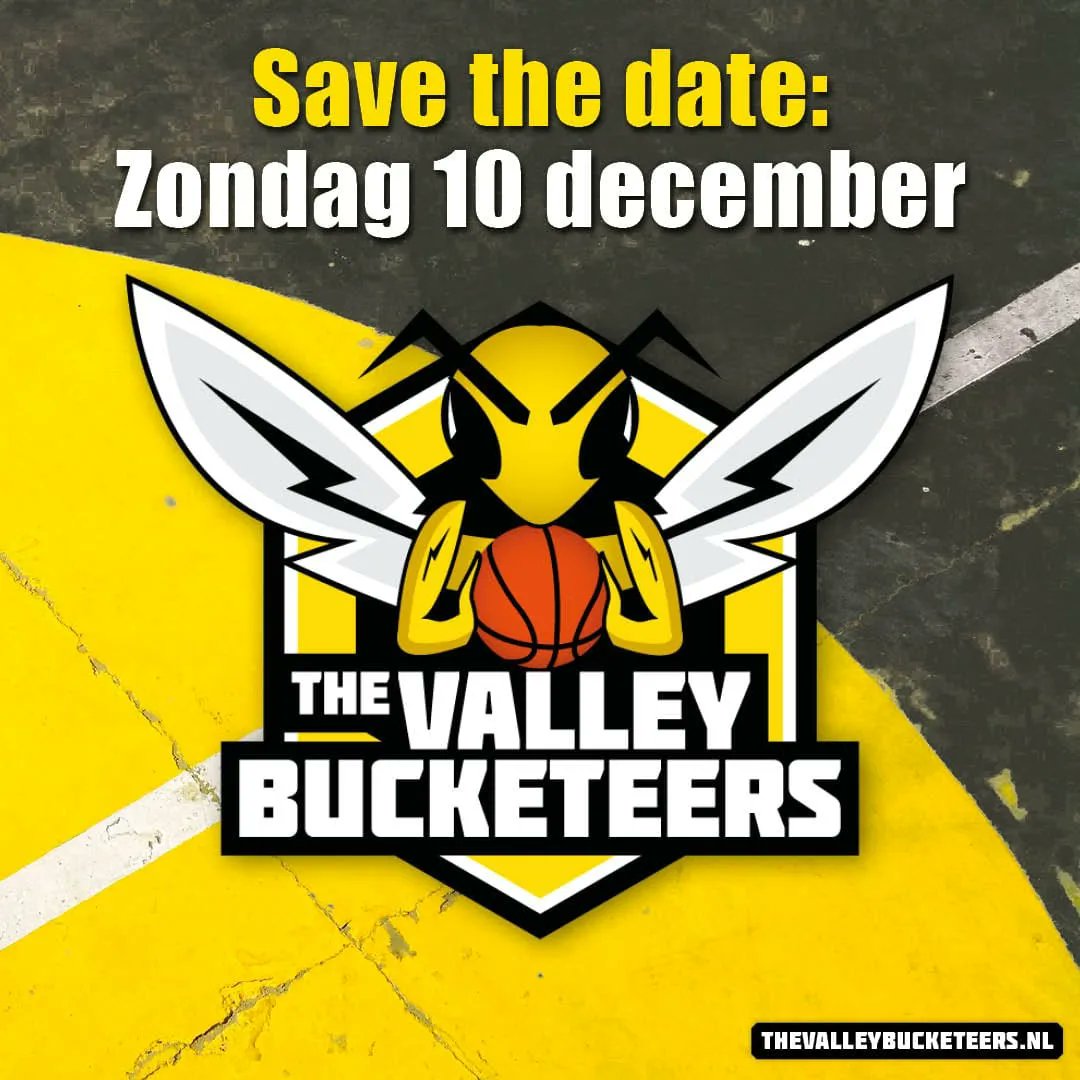 10 december is er een jeugdclinic door spelers van eredivisionist <a href="/LandstedeBasket/">Landstede Hammers</a>!

Binnenkort meer info! #valleybuck #hammertime🔨 #partnerclub